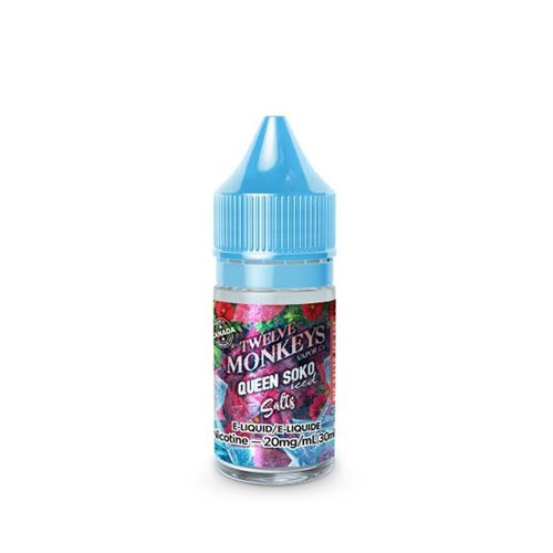 12 Monkeys Salt - Queen Soko Ice — 4one6 Vape Toronto