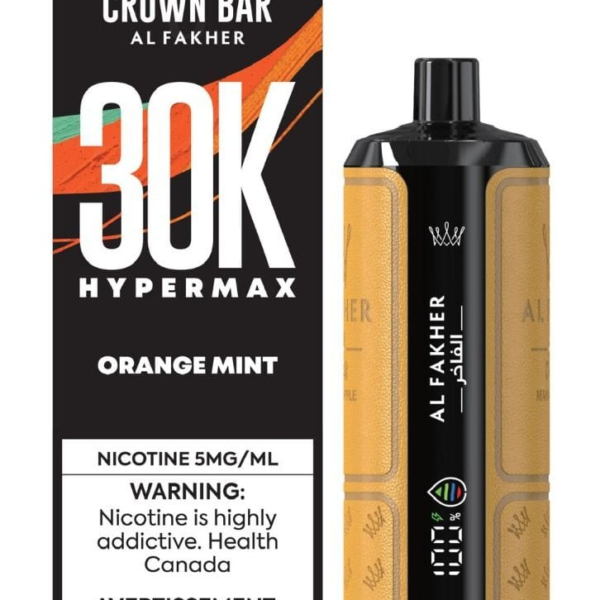 Al Fakher Hyper Max 30K - Orange Mint Disposable Vape — 4one6 Vape Toronto