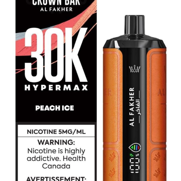Al Fakher Hyper Max 30K - Peach Ice Disposable Vape — 4one6 Vape Toronto
