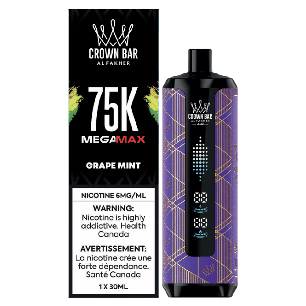 Al Fakher Mega Max 75K - Grape Mint Disposable Vape