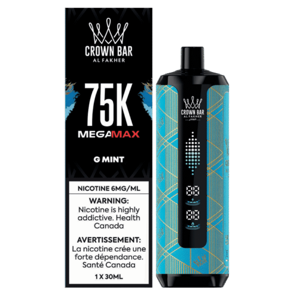 Al Fakher Mega Max 75K - Gum Mint Disposable Vape