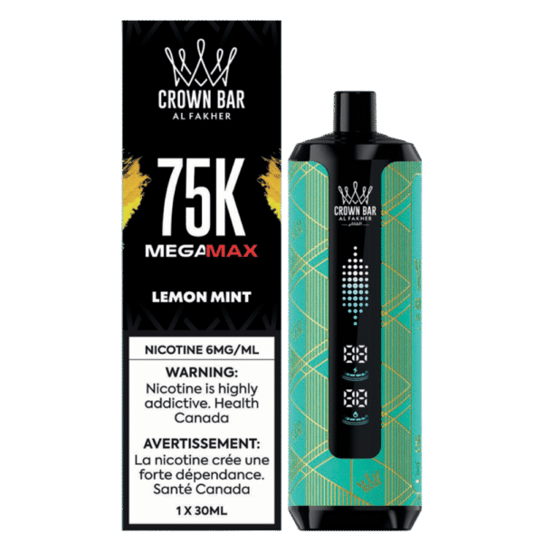 Al Fakher Mega Max 75K - Lemon Mint Disposable Vape