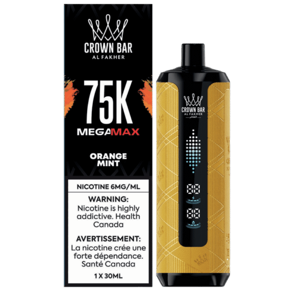 Al Fakher Mega Max 75K - Orange Mint Disposable Vape