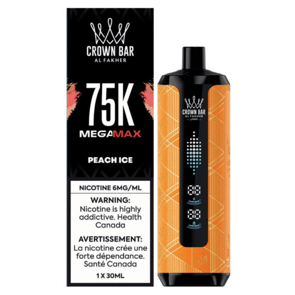 Al Fakher Mega Max 75K - Peach Ice Disposable Vape