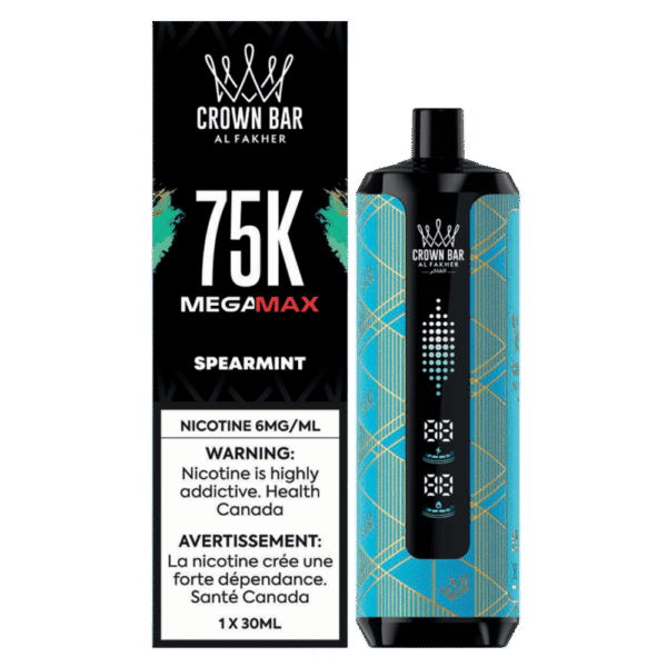 Al Fakher Mega Max 75K - Spearmint Disposable Vape