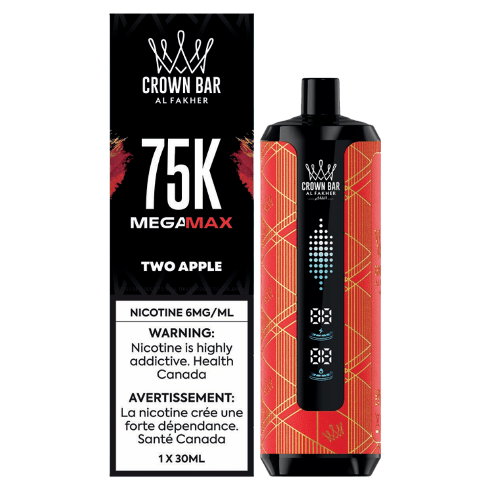Al Fakher Mega Max 75K - Two Apple Disposable Vape