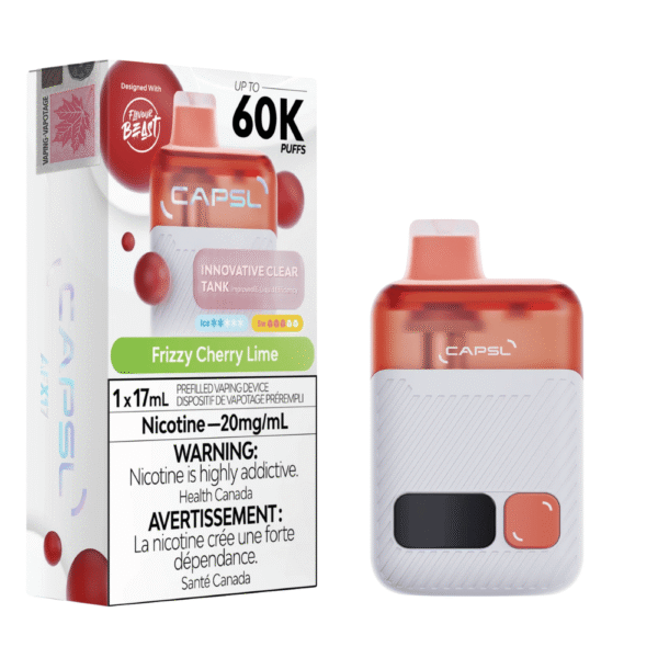 CAPSL 60K By Flavour Beast - Frizzy Cherry Lime Disposable Vape