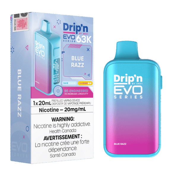 ENVI Drip'n EVO Series 63K - Grape Ice Disposable Vape