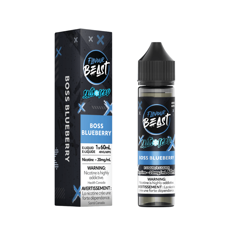 Flavour Beast 60ML Salt - Boss Blueberry Nic Salt E-Liquid