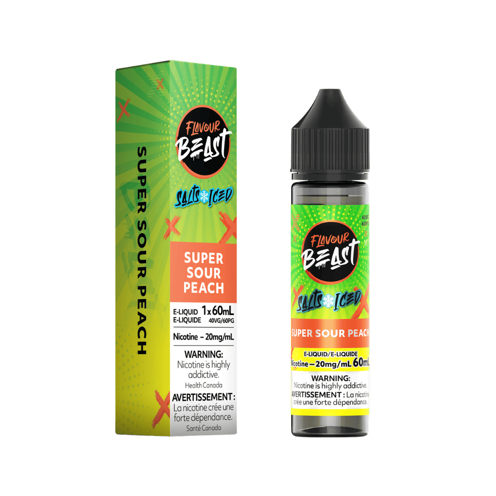 Flavour Beast 60ML Salt - Super Sour Peach Nic Salt E-Liquid