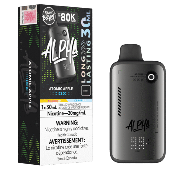 Flavour Beast Alpha 80K - Strawberry Banana Bliss Iced Disposable Vape