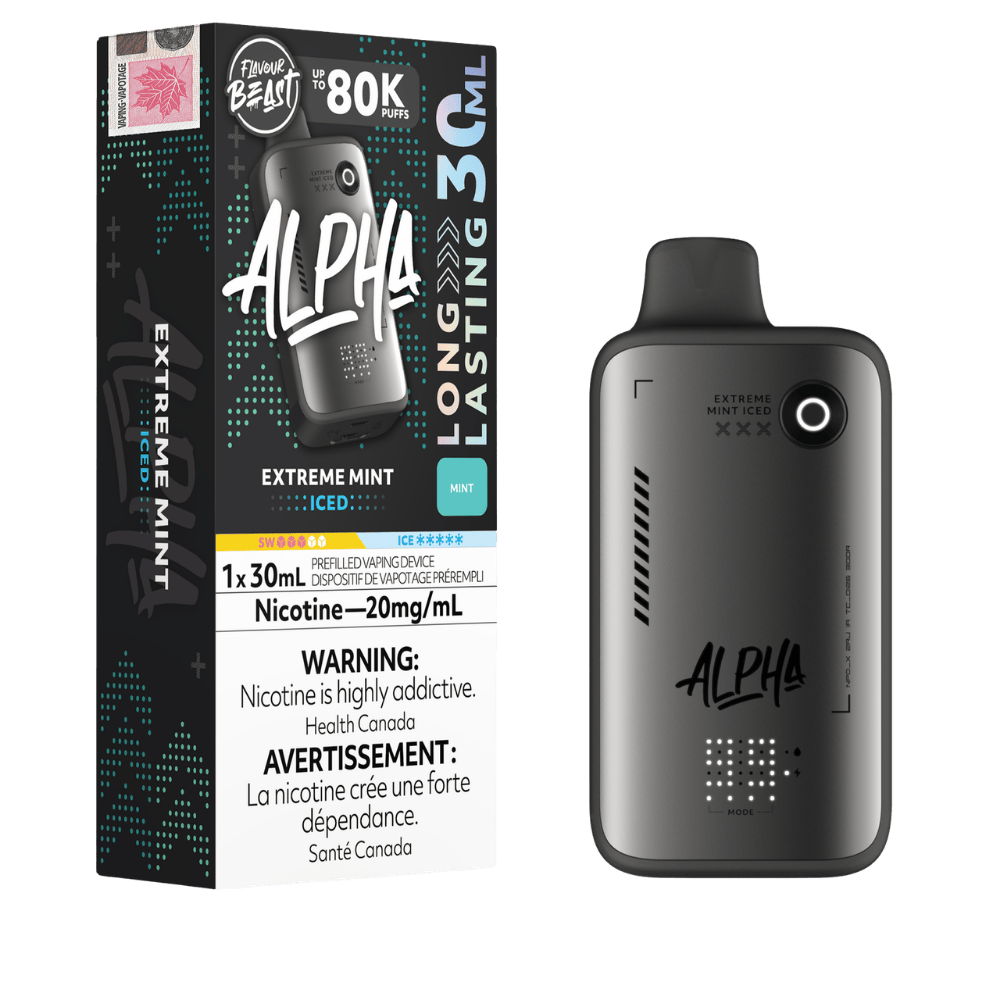 Flavour Beast Alpha 80K - Extreme Mint Iced Disposable Vape
