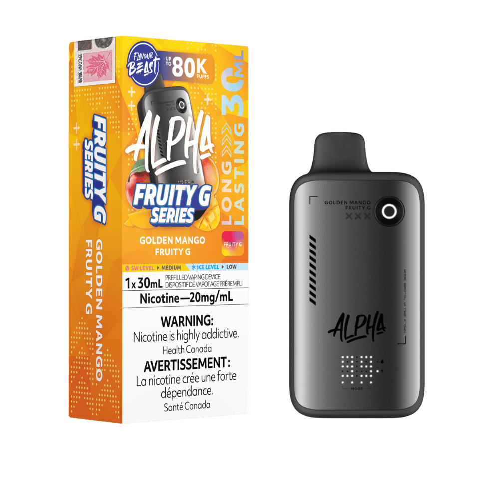 Flavour Beast Alpha 80K - Golden Mango Fruity G Disposable Vape