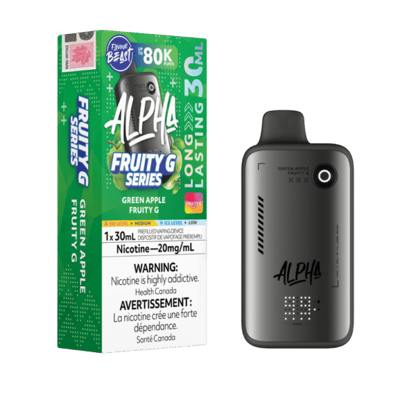Flavour Beast Alpha 80K - Green Apple Fruity G Disposable Vape