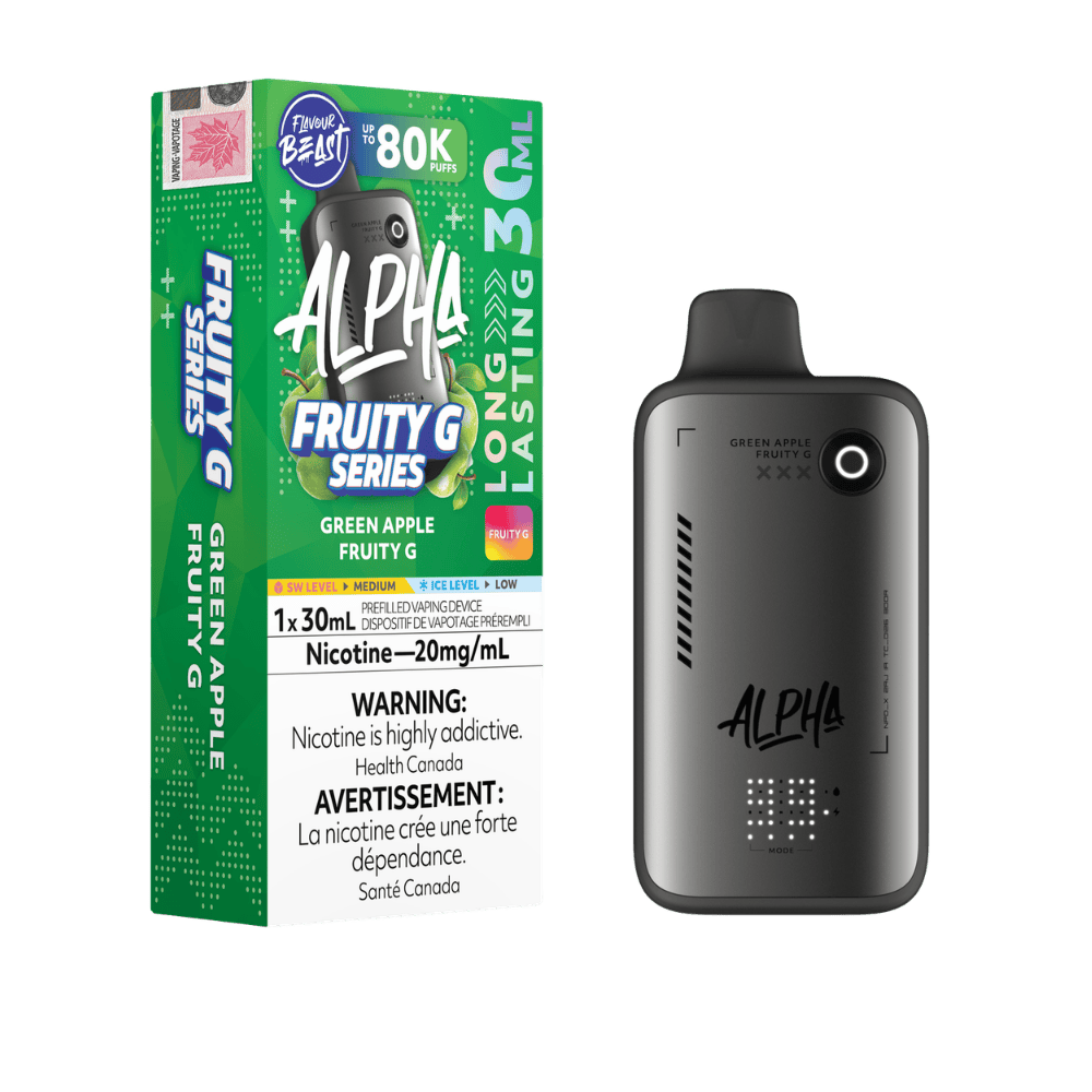 Flavour Beast Alpha 80K - Green Apple Fruity G Disposable Vape