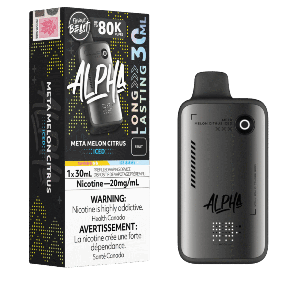 Flavour Beast Alpha 80K - Meta Melon Citrus Iced Disposable Vape