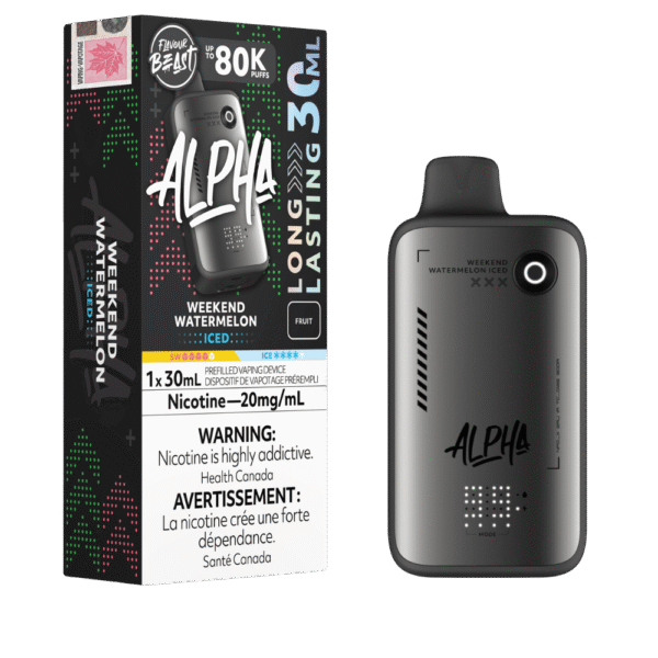 Flavour Beast Alpha 80K - Weekend Watermelon Iced Disposable Vape