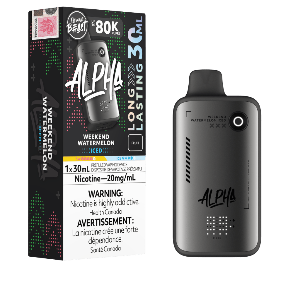 Flavour Beast Alpha 80K - Weekend Watermelon Iced Disposable Vape
