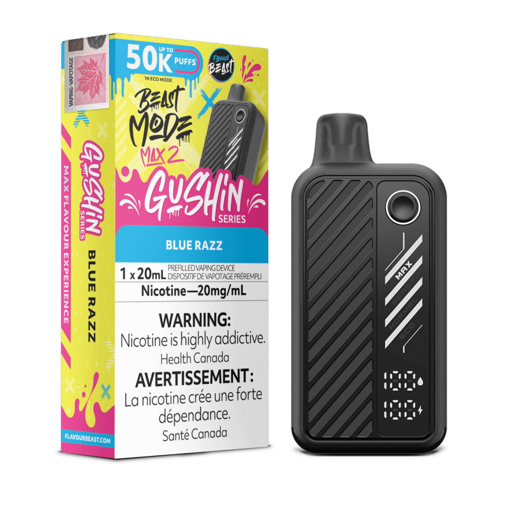 Flavour Beast Beast Mode Max 2 - Gushin Blue Razz Disposable Vape