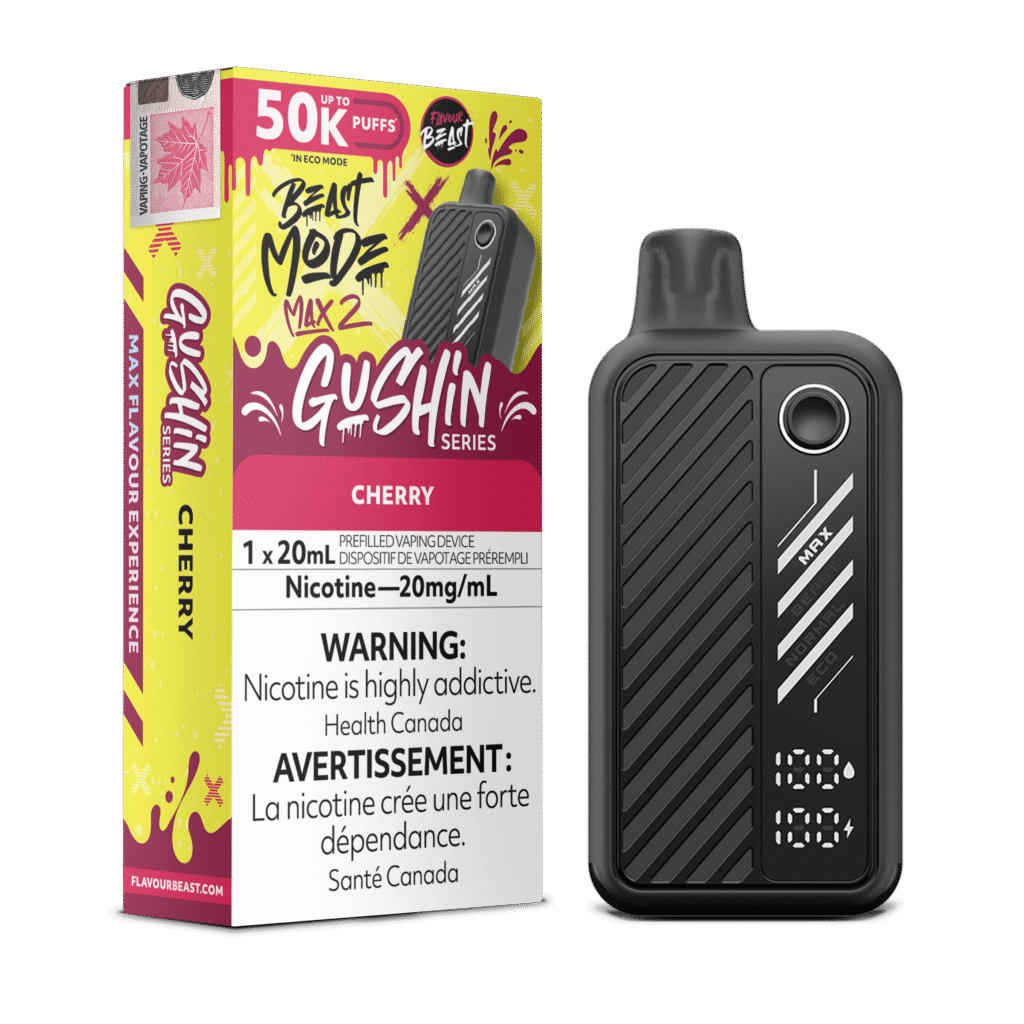 Flavour Beast Beast Mode Max 2 - Gushin Cherry Disposable Vape