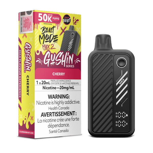 Flavour Beast Beast Mode Max 2 - Gushin Cherry Disposable Vape