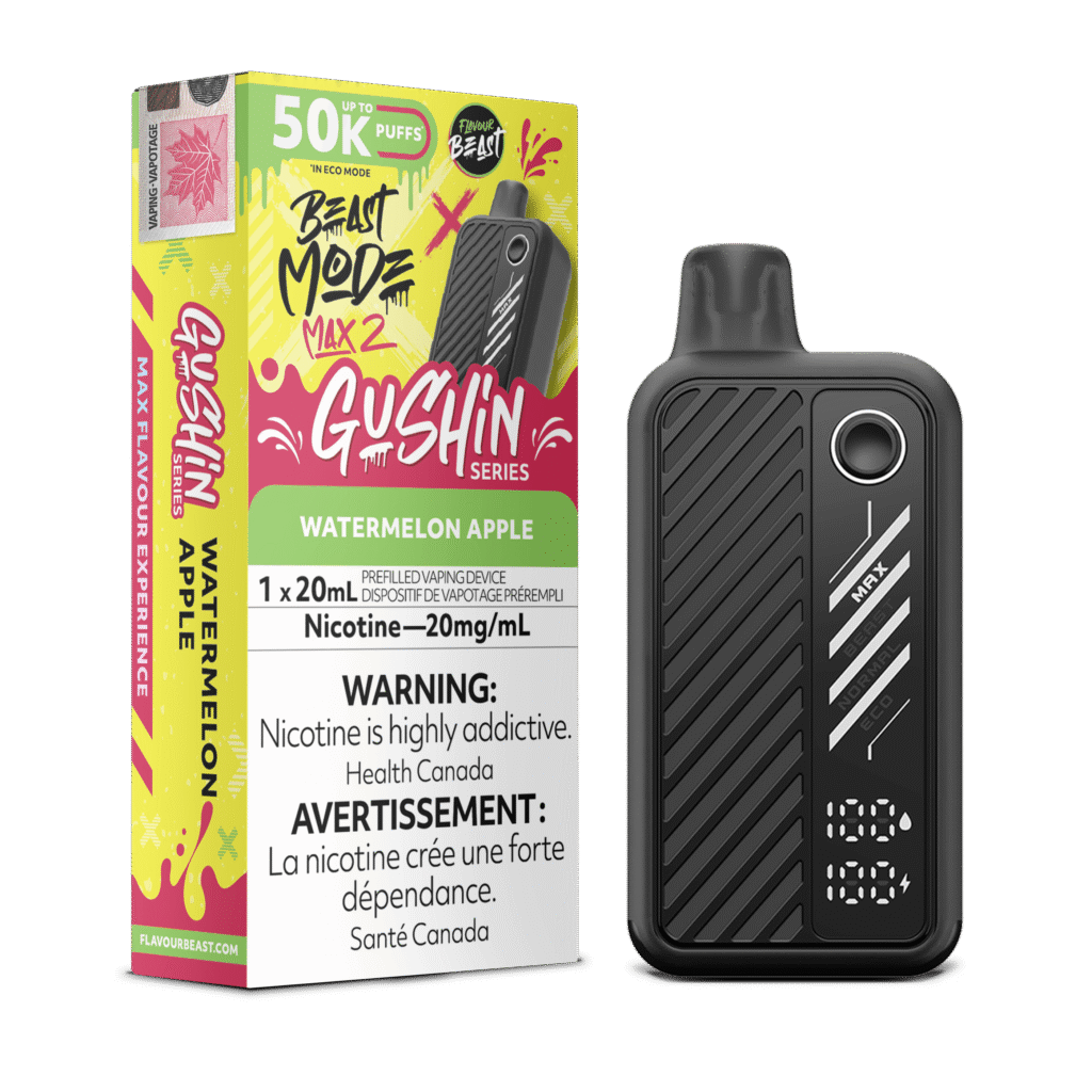 Flavour Beast Beast Mode Max 2 - Gushin Watermelon Apple Disposable Vape