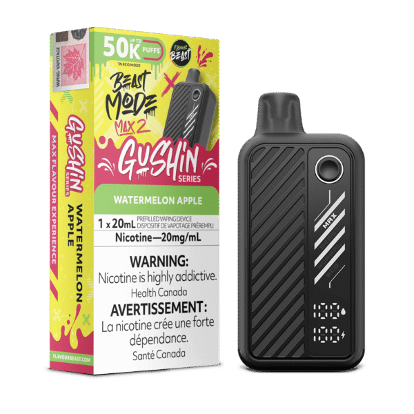 Flavour Beast Beast Mode Max 2 - Gushin Watermelon Apple Disposable Vape