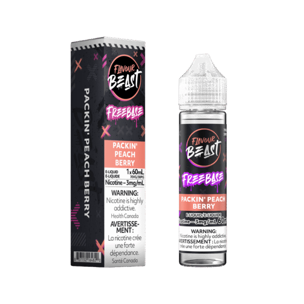 Flavour Beast Freebase - Packin Peach Berry E-Liquid