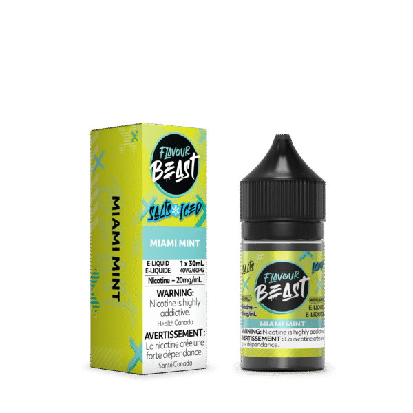 Flavour Beast Salt - Miami Mint Iced Nic Salt E-Liquid