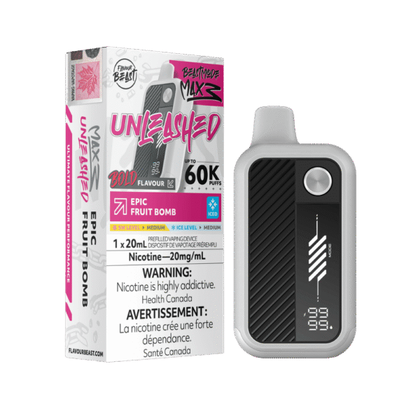 Flavour Beast Unleashed Beast Mode Max 3 - Epic Fruit Bomb Iced Disposable Vape