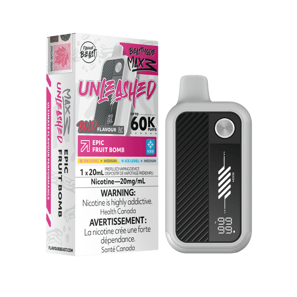 Flavour Beast Unleashed Beast Mode Max 3 - Epic Fruit Bomb Iced Disposable Vape