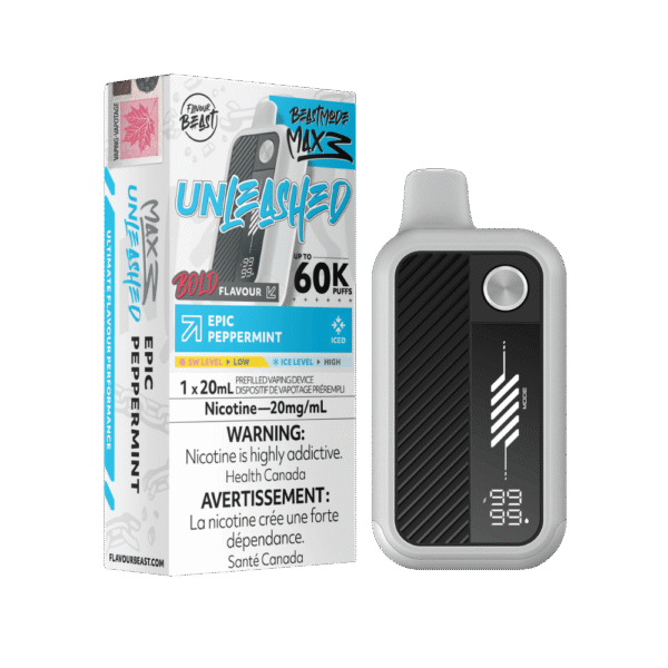 Flavour Beast Unleashed Beast Mode Max 3 - Epic Peppermint Iced Disposable Vape