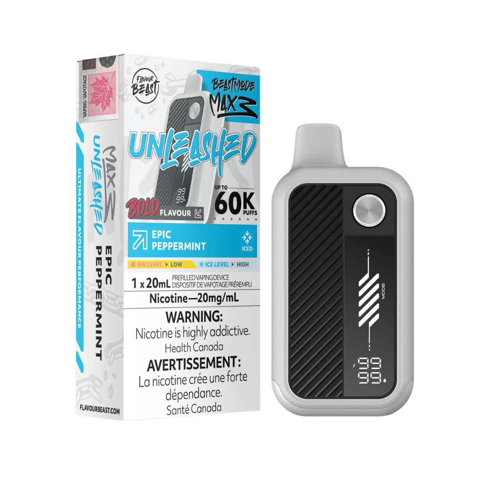 Flavour Beast Unleashed Beast Mode Max 3 - Epic Peppermint Iced Disposable Vape