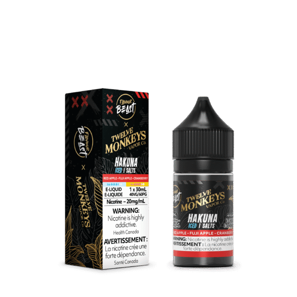 Flavour Beast x 12 Monkeys - Kanzi Iced Nic Salt E-Liquid