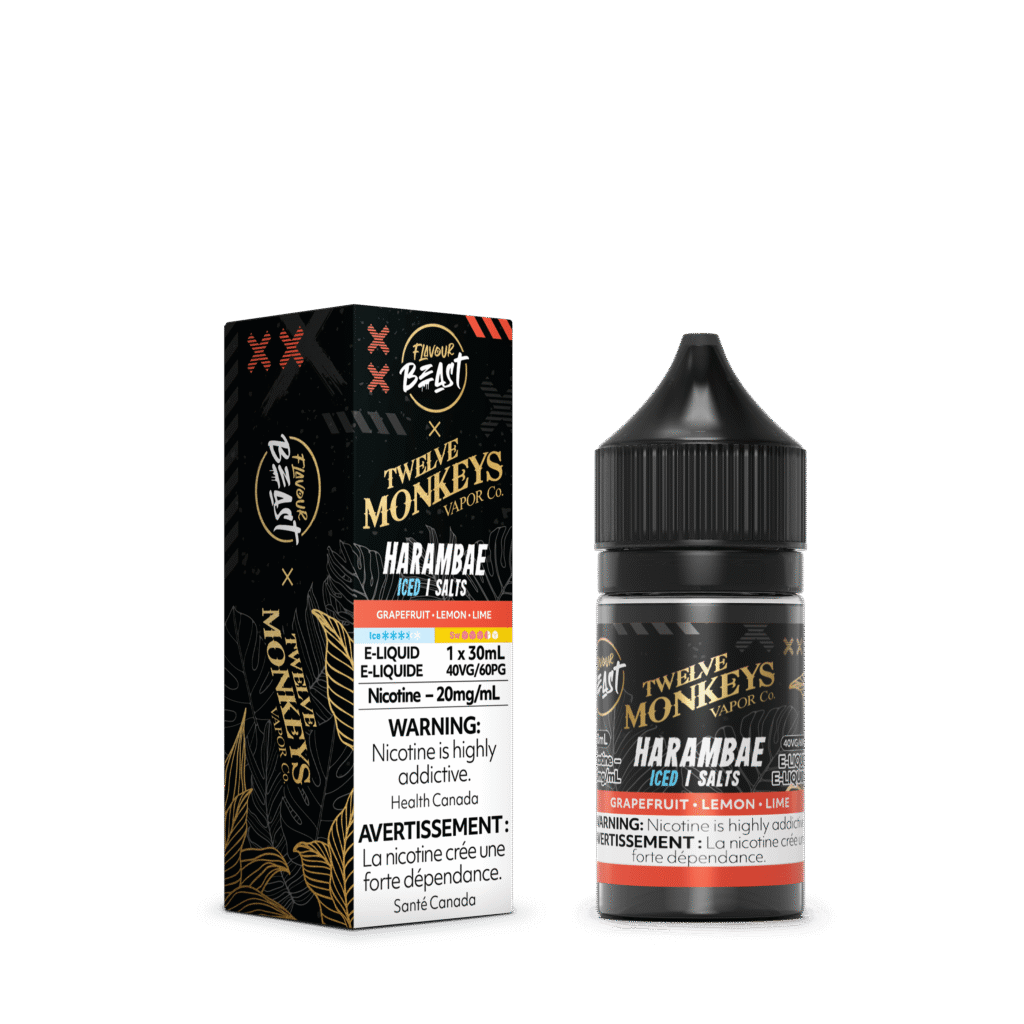 Flavour Beast x 12 Monkeys - Harambae Iced Nic Salt E-Liquid