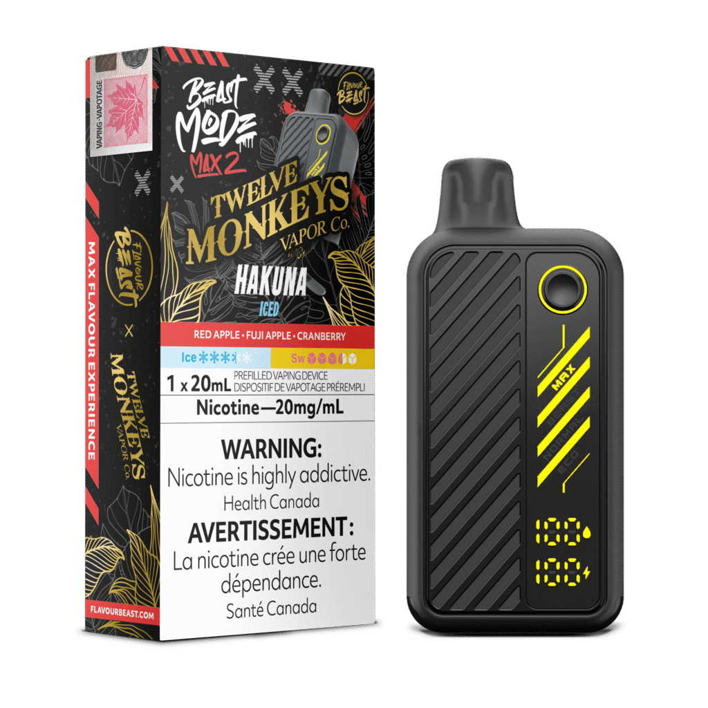 Flavour Beast x 12 Monkeys Beast Mode Max 2 - Hakuna Iced Disposable Vape