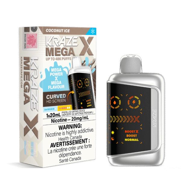 Kraze Mega X - Coconut Ice Disposable Vape