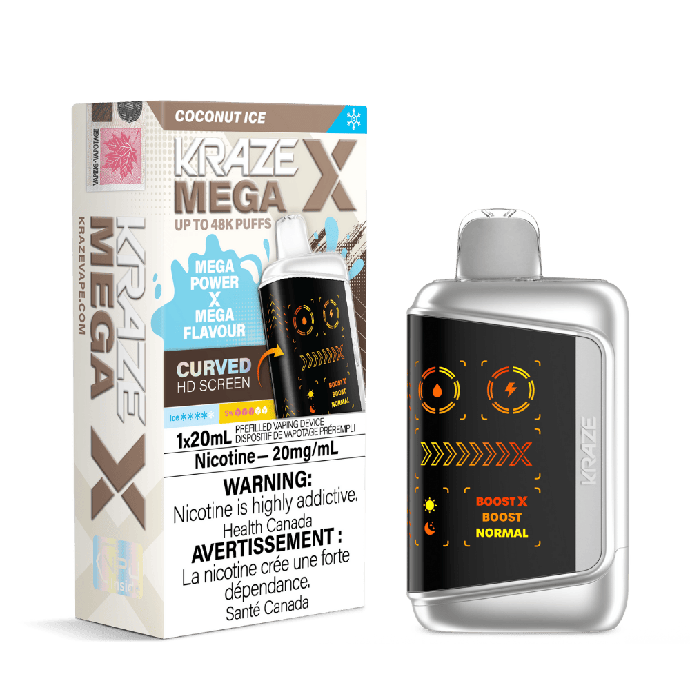 Kraze Mega X - Coconut Ice Disposable Vape