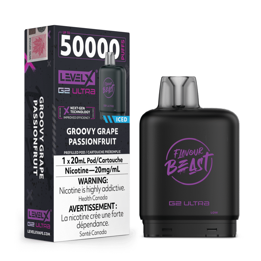 Level X G2 Flavour Beast Ultra Pod - Groovy Grape Passionfruit