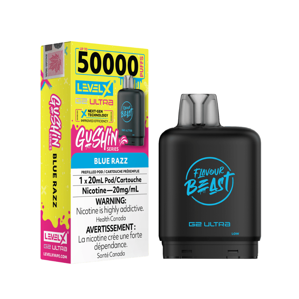 Level X G2 Flavour Beast Ultra Pod - Gushin Blue Razz
