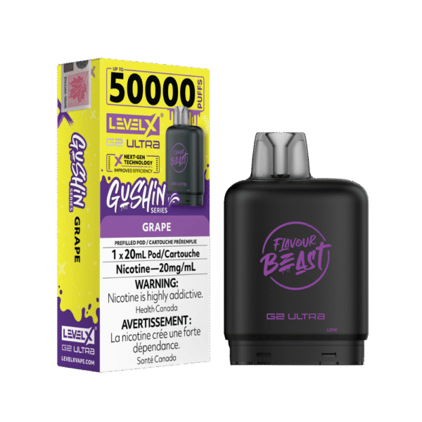 Level X G2 Flavour Beast Ultra Pod - Gushin Grape