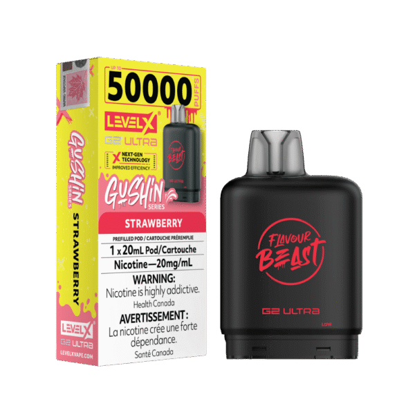 Level X G2 Flavour Beast Ultra Pod - Gushin Strawberry