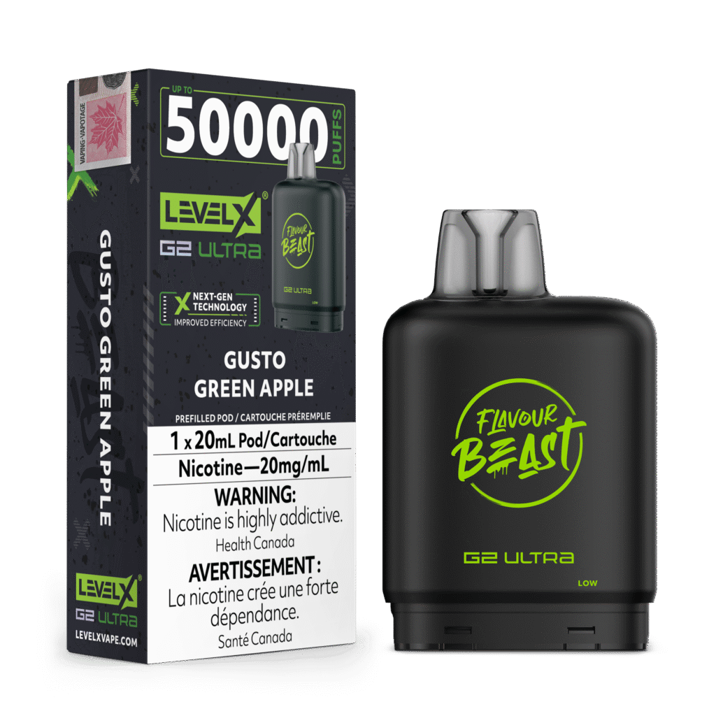Level X G2 Flavour Beast Ultra Pod - Gusto Green Apple