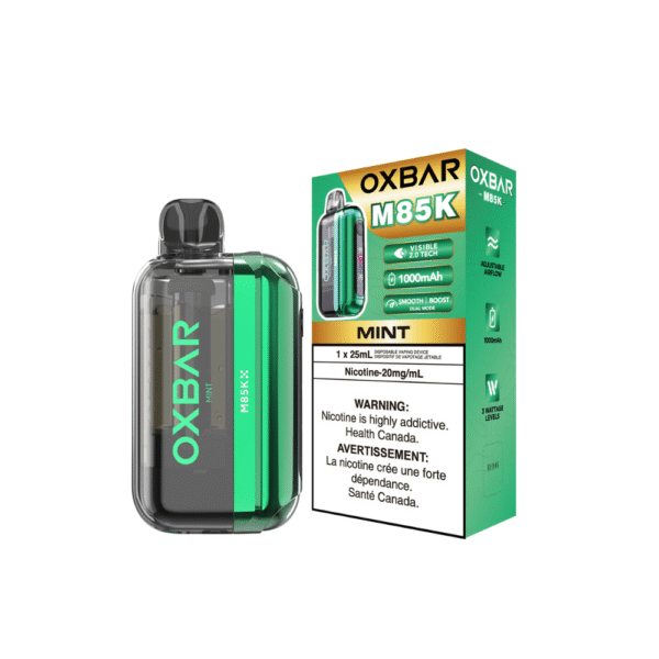 Oxbar M85K - Mint Disposable Vape