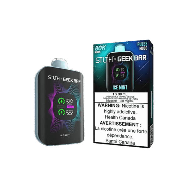 STLTH X Geek Bar 80K - Ice Mint Disposable Vape
