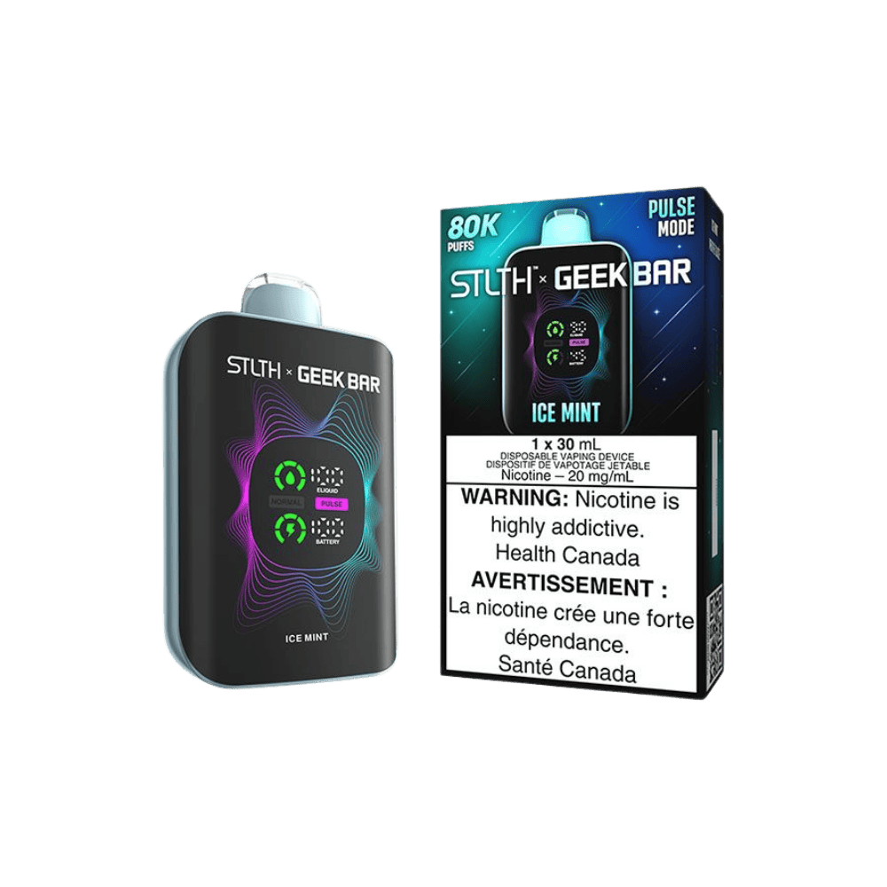 STLTH X Geek Bar 80K - Ice Mint Disposable Vape