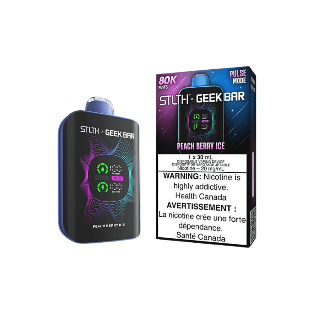 STLTH X Geek Bar 80K - Peach Berry Ice Disposable Vape