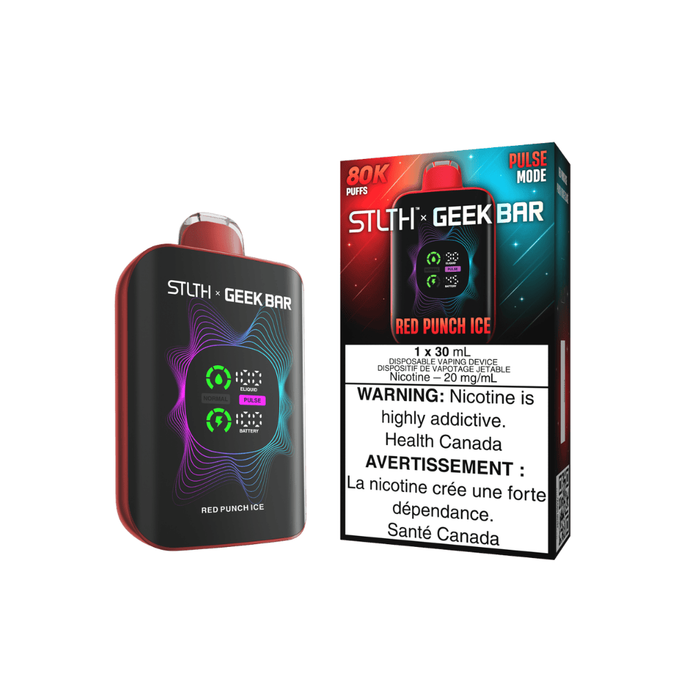 STLTH X Geek Bar 80K - Red Punch Ice Disposable Vape