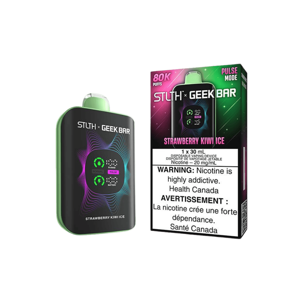 STLTH X Geek Bar 80K - Strawberry Kiwi Ice Disposable Vape