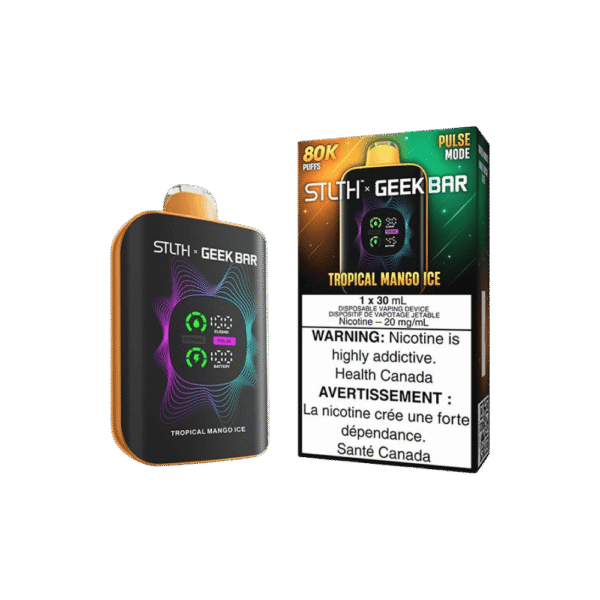 STLTH X Geek Bar 80K - Tropical Mango Ice Disposable Vape